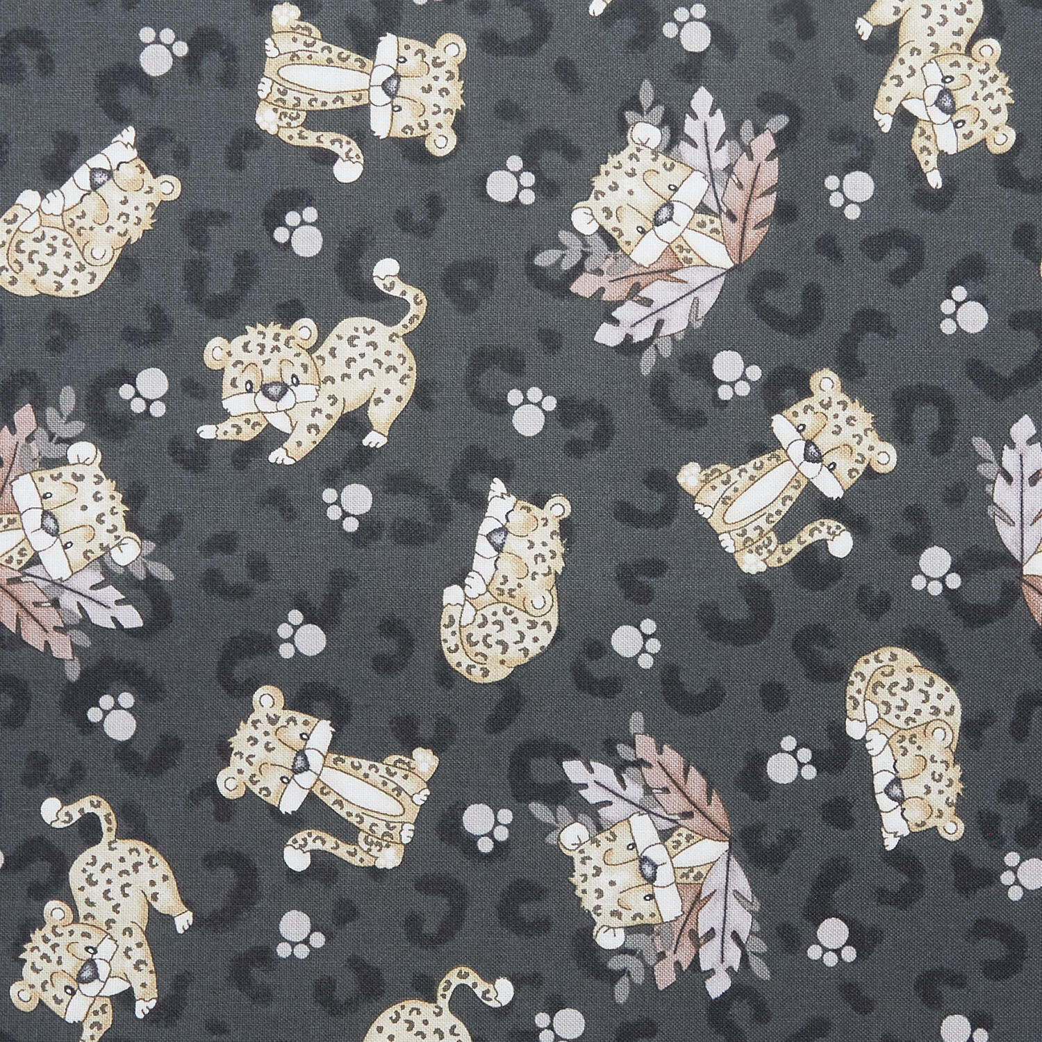 Big Kitties - Cheetah Toss Black 2 Yard Cut - Image 2