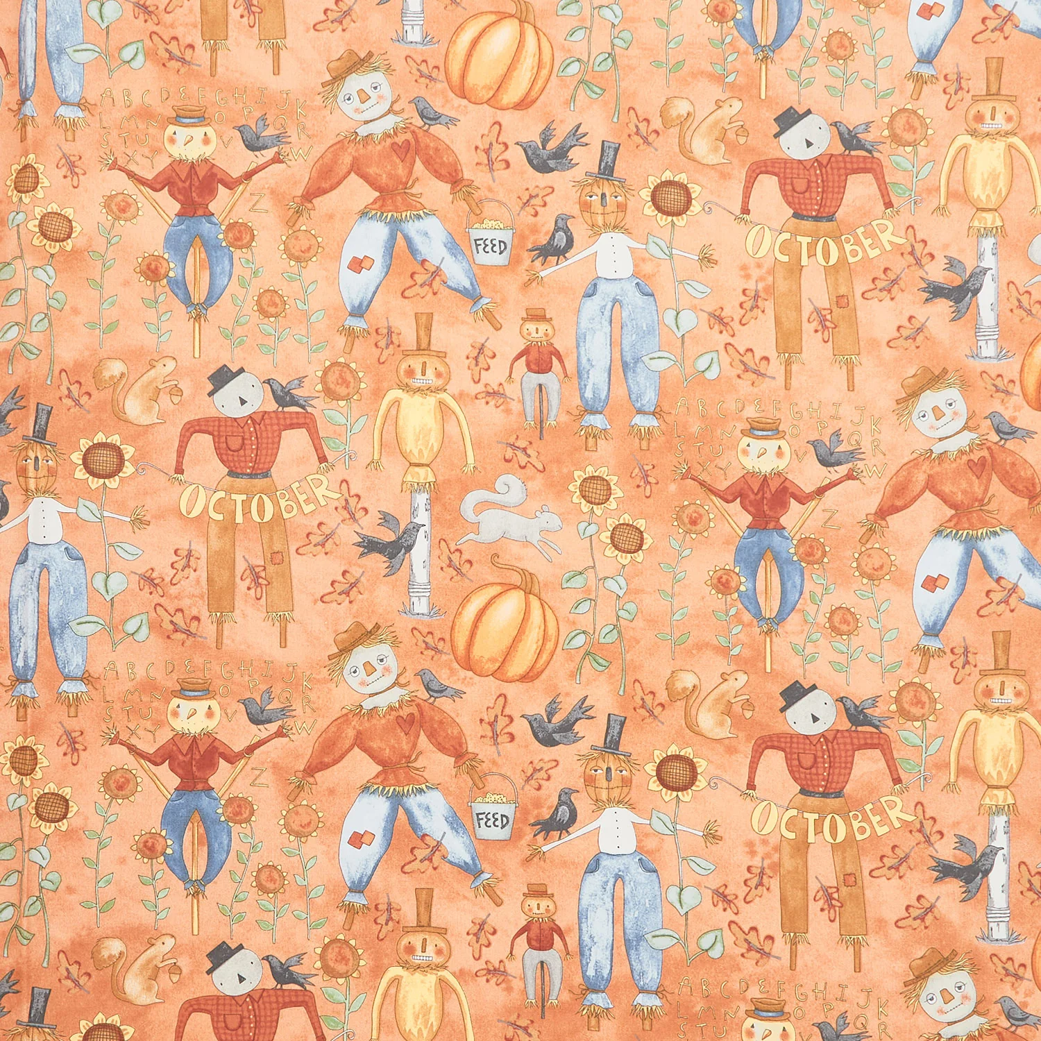 Bittersweet Farm - Scarecrows Main Squash Yardage