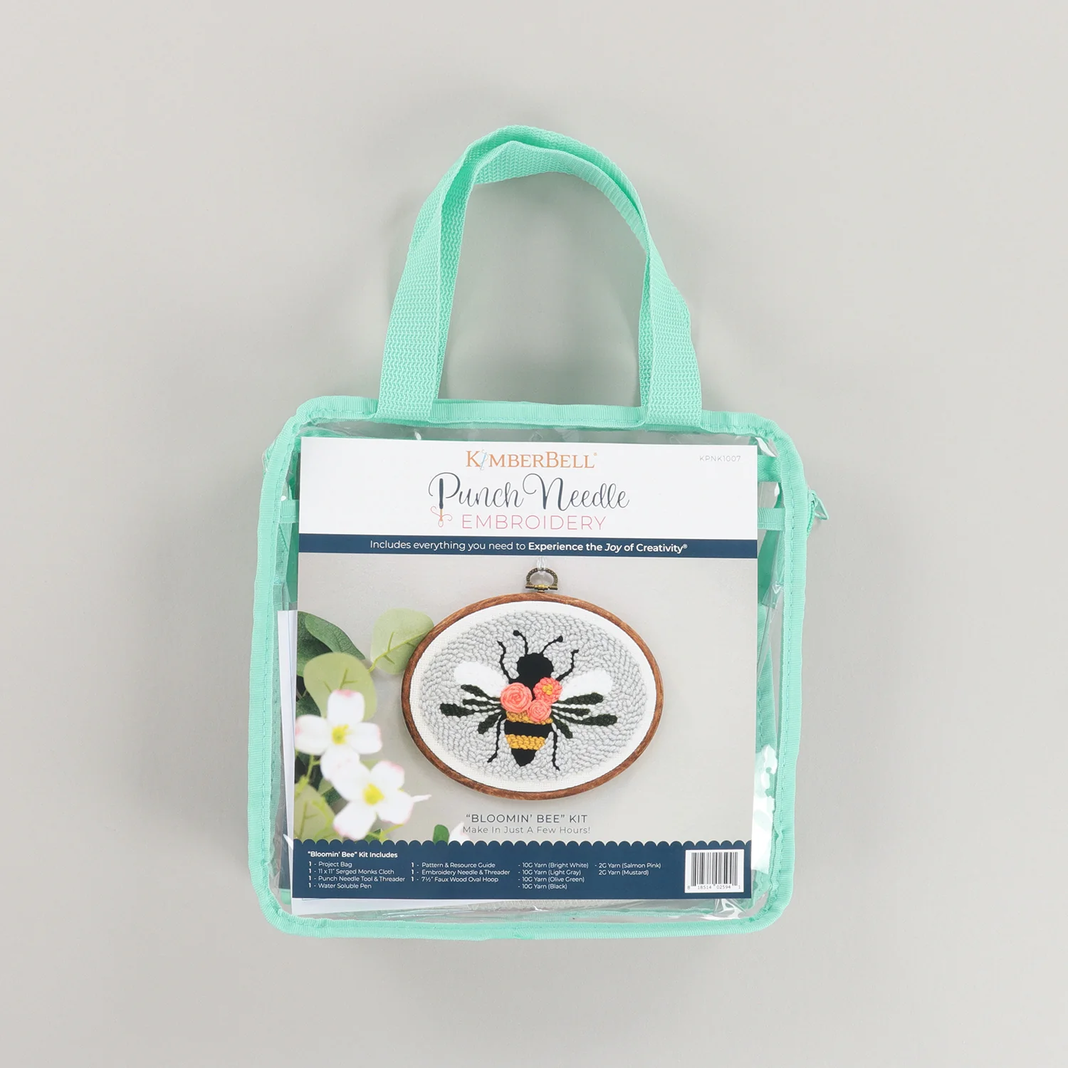 Bloomin' Bee Punch Needle Hoop Kit - Image 5