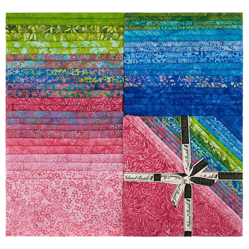 Blossoms and Blooms Batiks Stacks