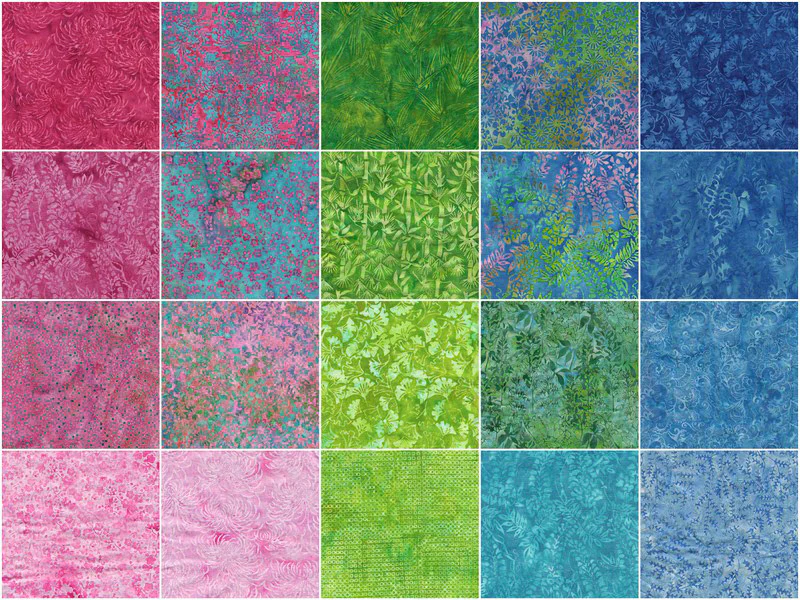 Blossoms and Blooms Batiks Stamps - Image 3