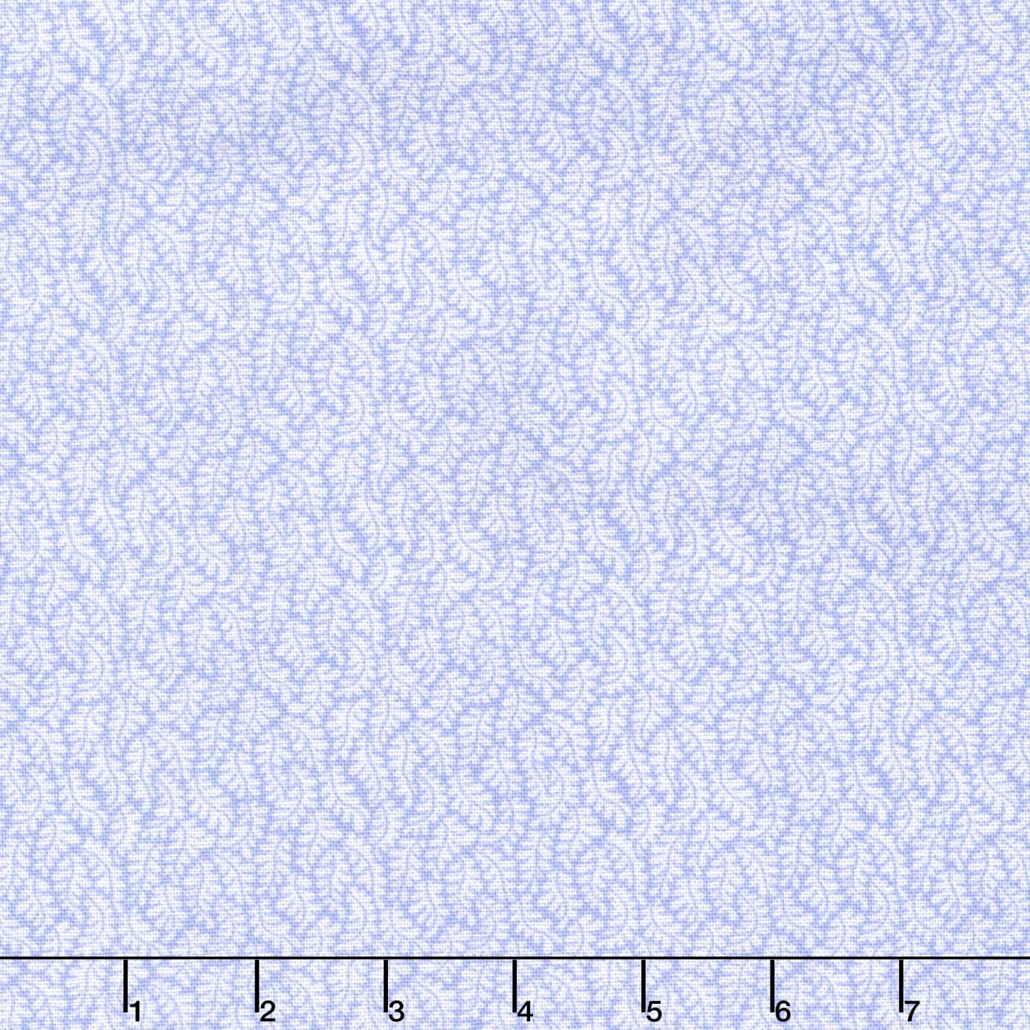 Blue Belle - Vine White Yardage