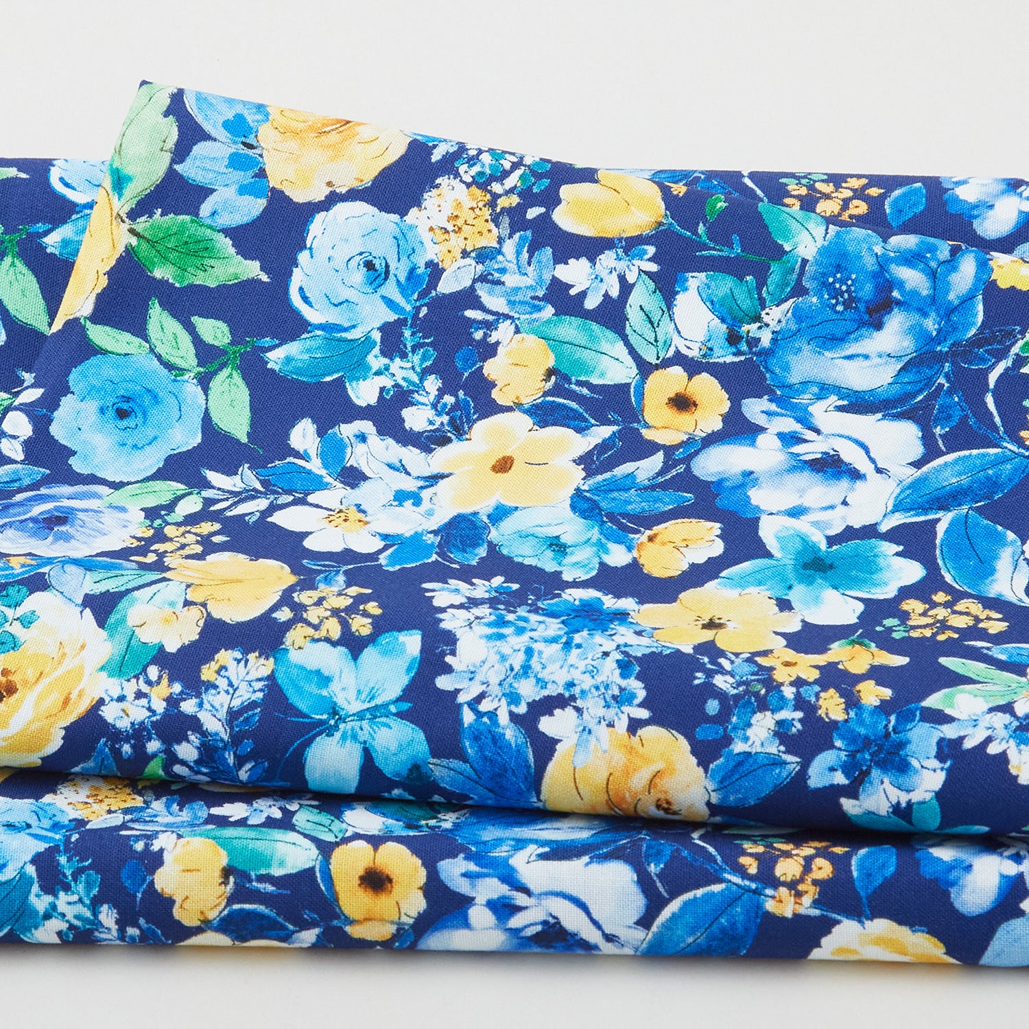 Blue Muse Favorites - Peak Bloom Navy 2 Yard Cut