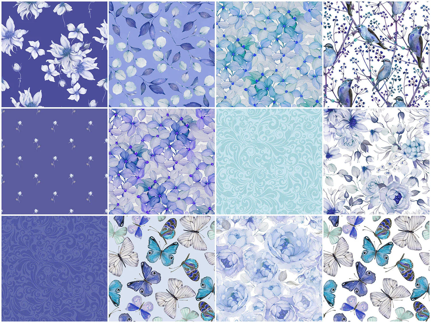 Bluetiful Bliss Favorites Fat Quarter Bundle - 12 Pc - Image 3