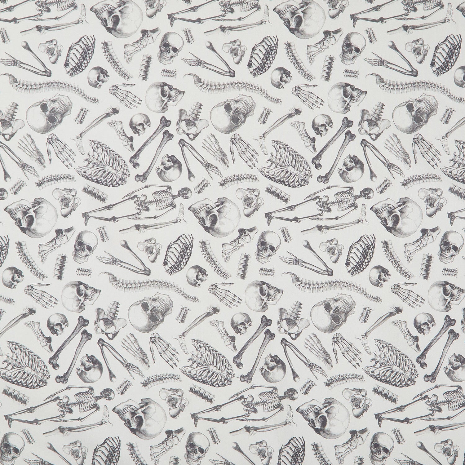 Boo-tiful - Mr. Bone Cream Yardage