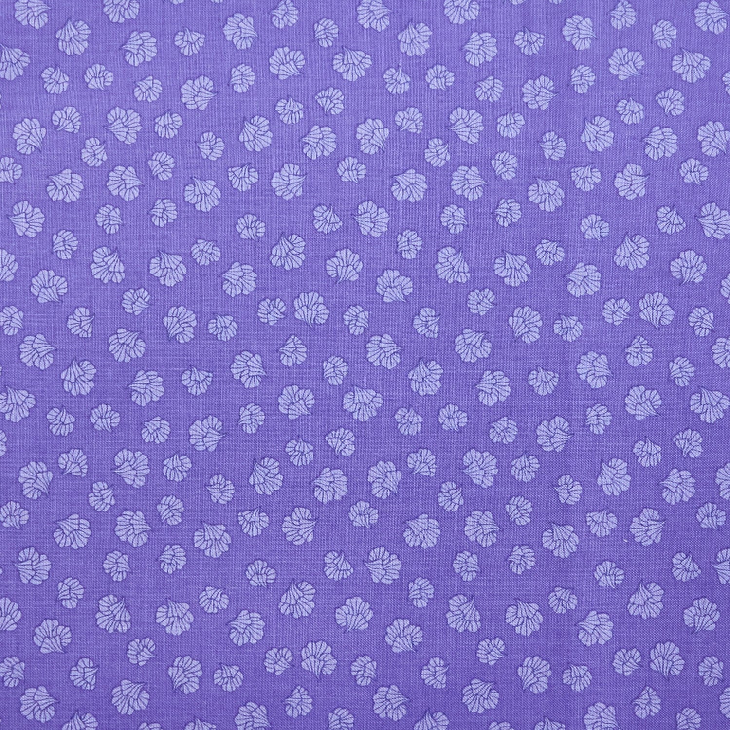 Botanical Radiants - Scalloped Flowers Indigo 2 Yard Cut - Image 2