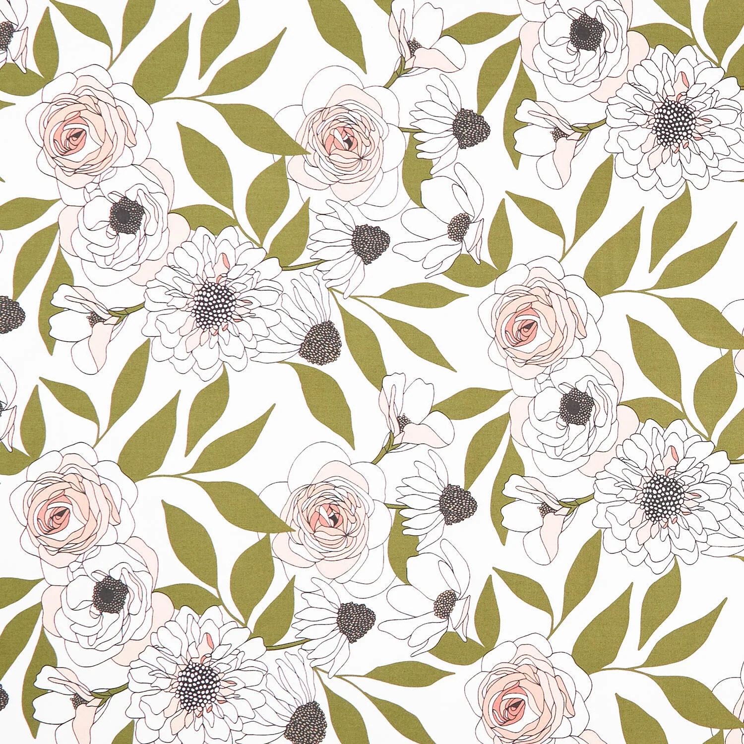 Botany - Cabbage Rose Paper Yardage