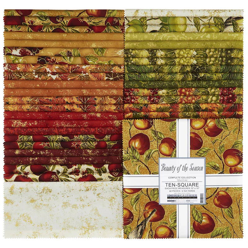 Bounty of the Season Metallic Ten Squares