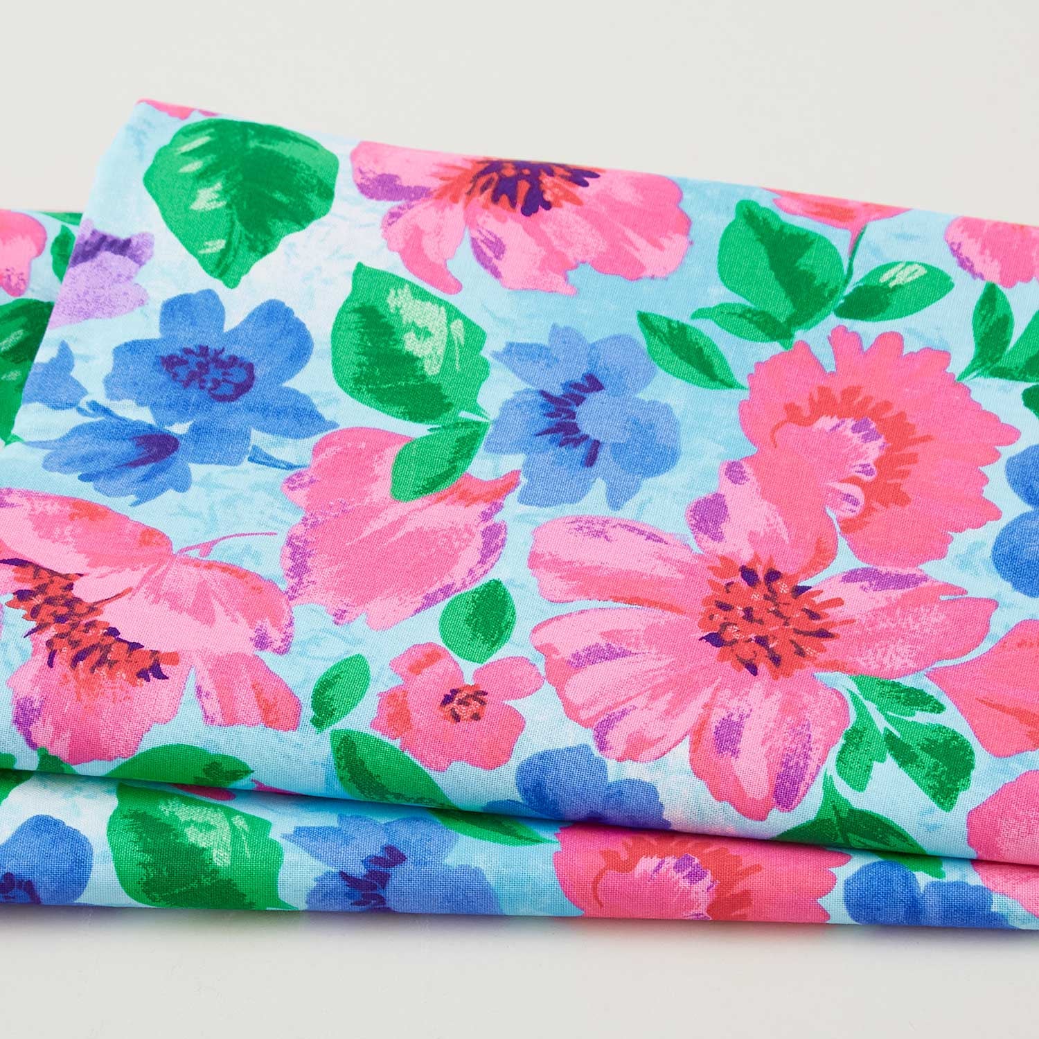 Bremen Favorites - Floral Turquoise 2 Yard Cut