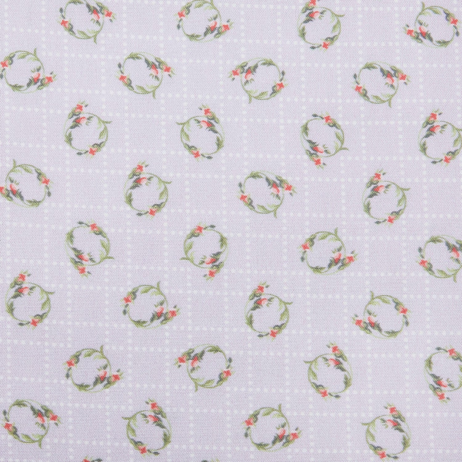 Budding Roses - Ring Around the Rosie Violet 2 Yard Cut - Image 2