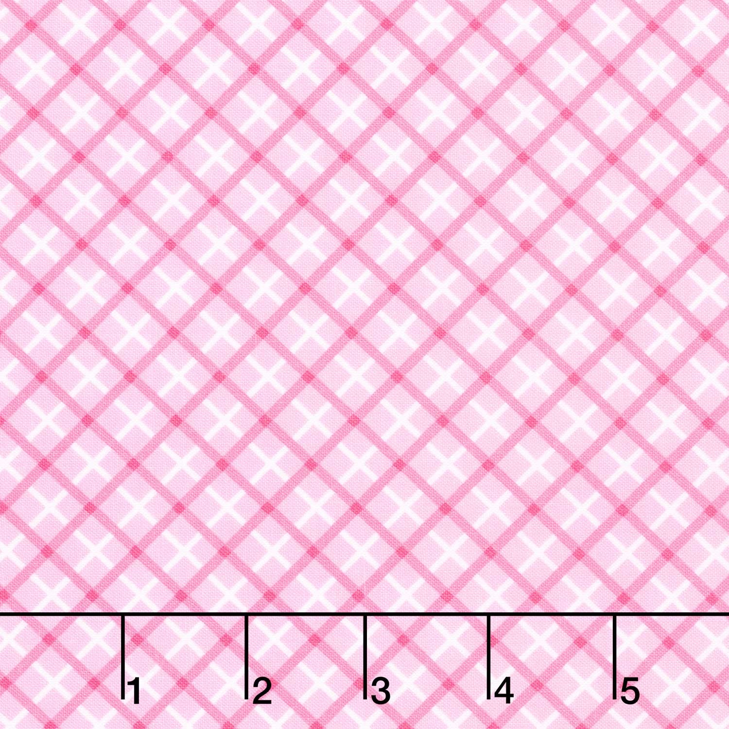 Bundle of Joy - Plaid Pink Yardage