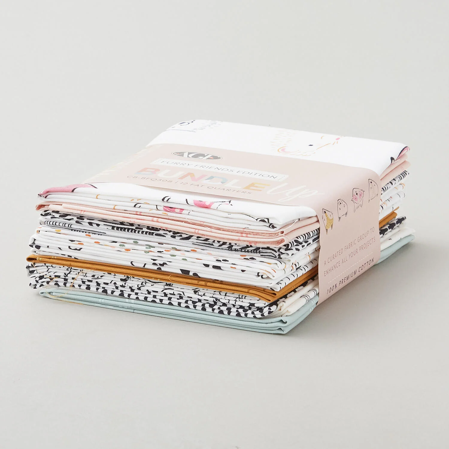 Bundle Up Furry Edition Favorites - Fat Quarter Bundle 12 Pc - Image 2