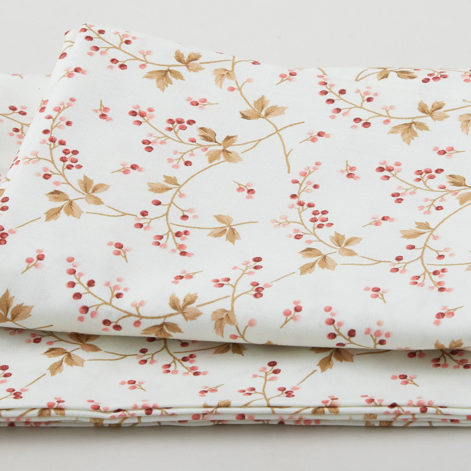 Burgundy & Blush - Berry Vine Ecru 2 Yard Cut