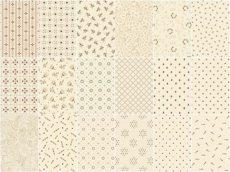 Buttercream and Brickle Bits Basics 10" Squares - Image 3