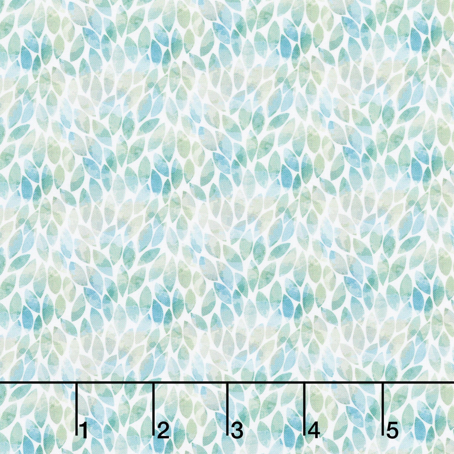 Butterfly Fantasy - Leaves Green Yardage