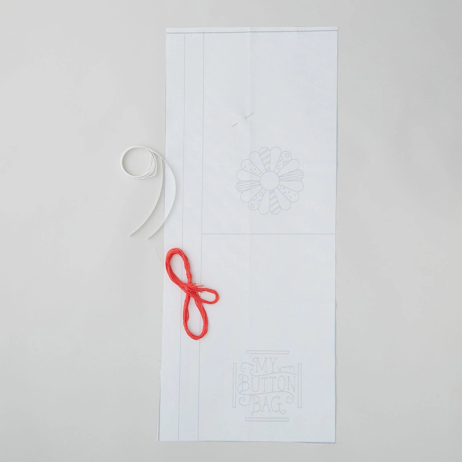 Button Bag Embroidery Kit - Image 2