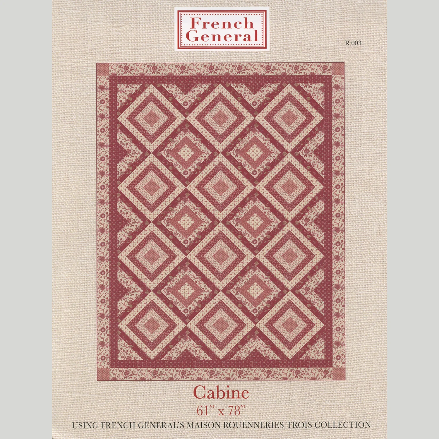 Cabine Quilt Pattern