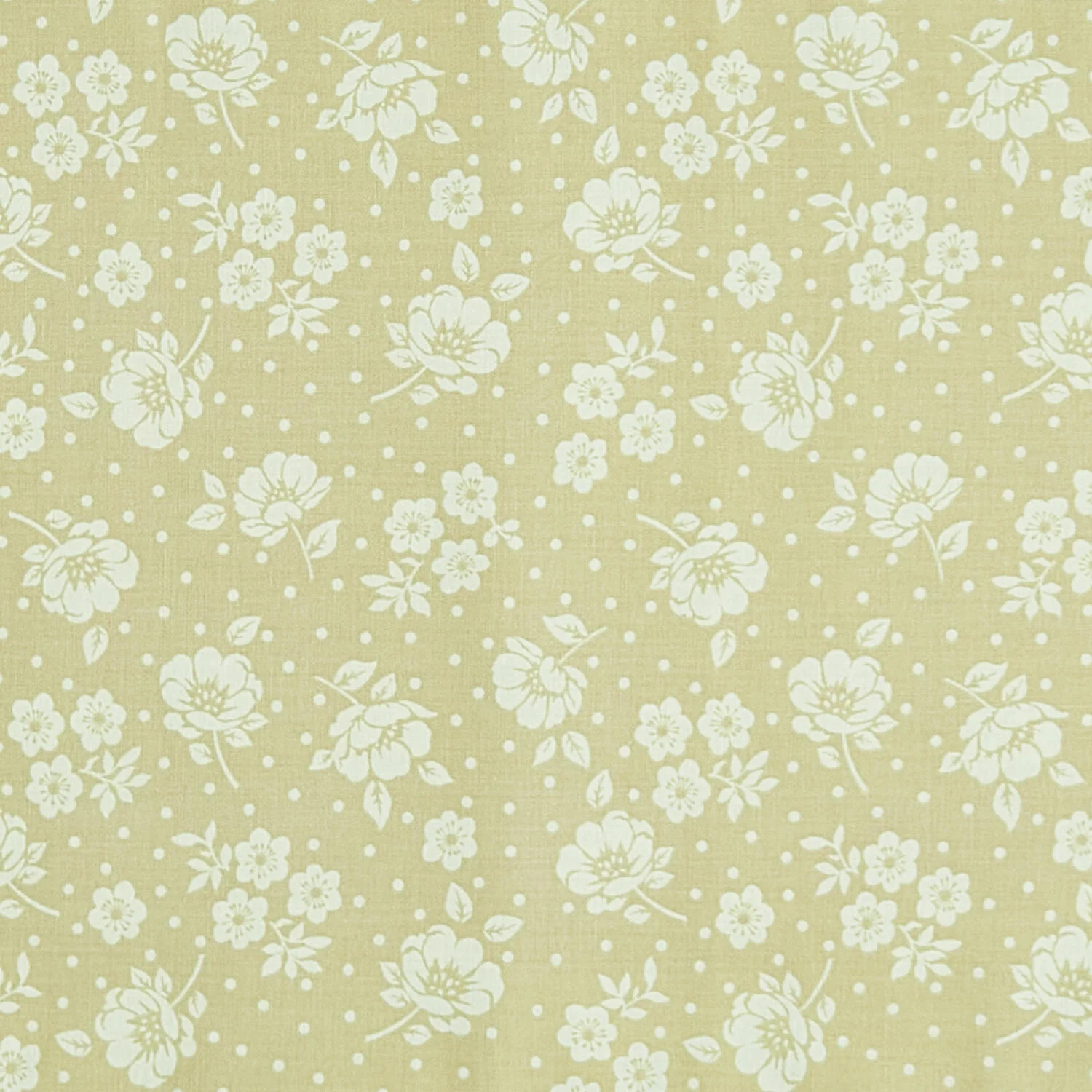 Camellia - Floral Dot Toss Leaf 2 Yard Cut - Image 2