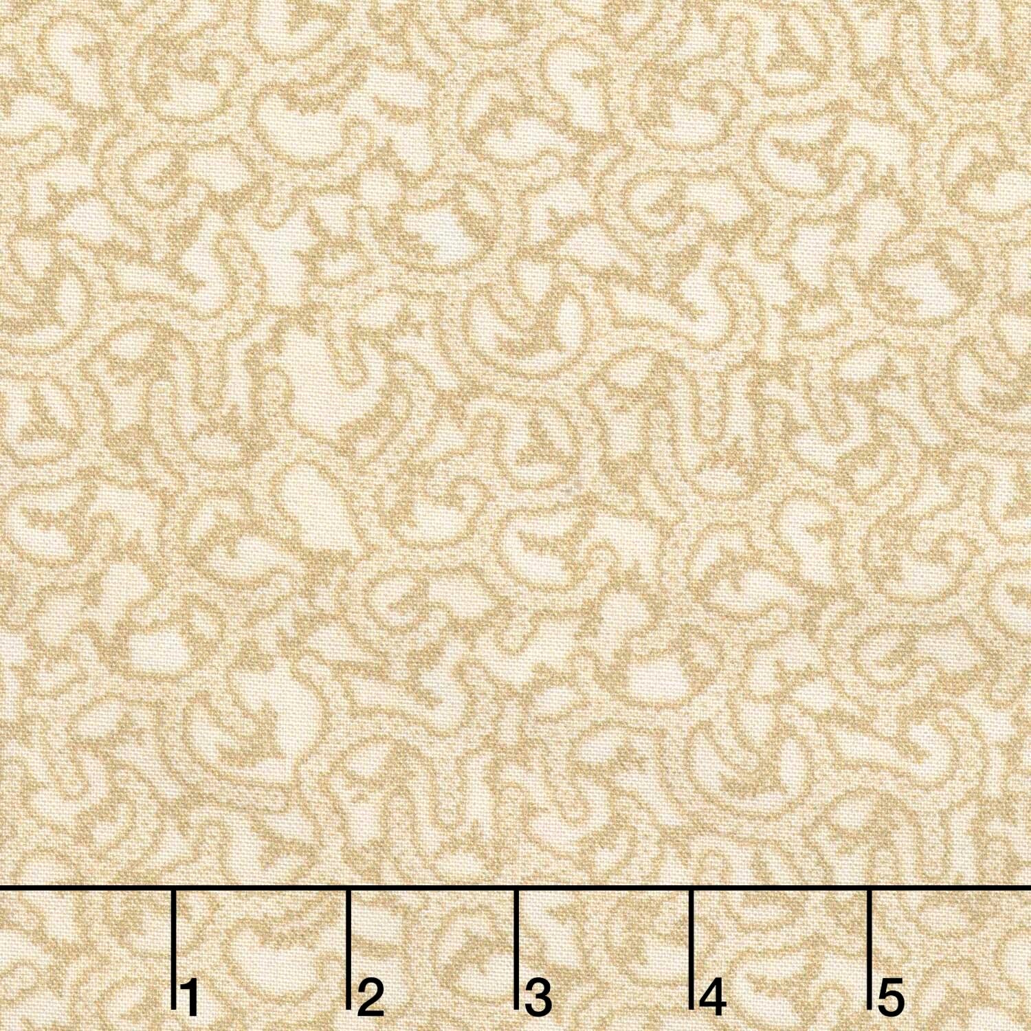 Canterbury - Scroll Ivory Yardage