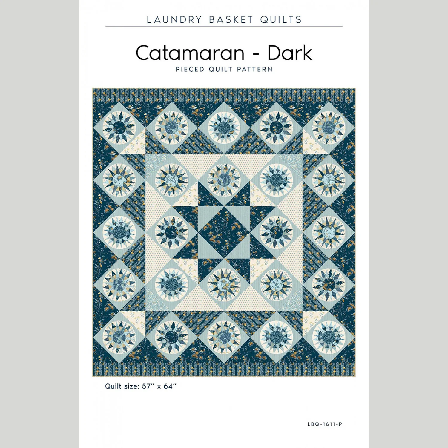Catamaran - Dark Quilt Pattern