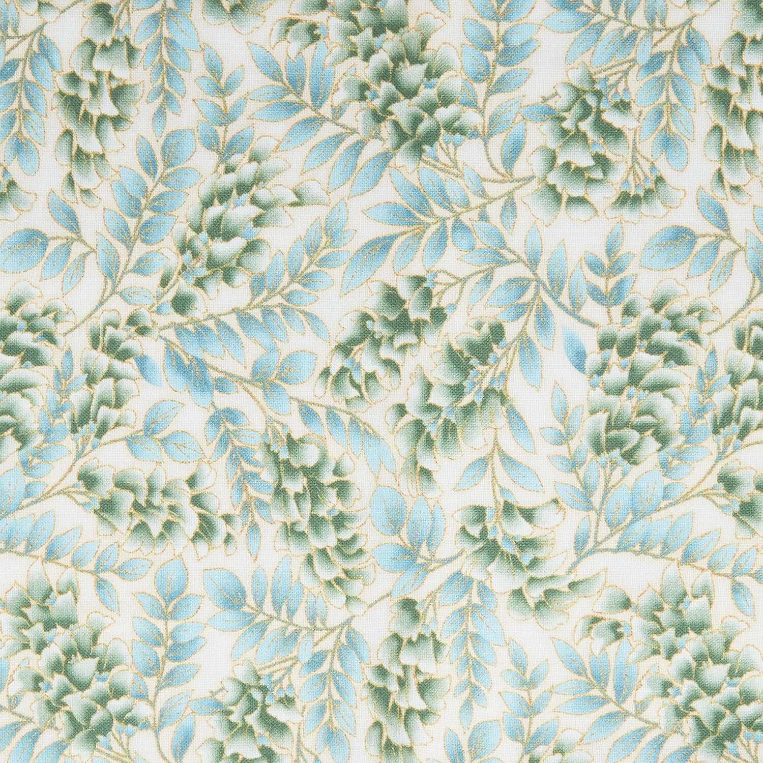 Catherine Favorites - Natural Leaves Metallic 2 Yard Cut - Image 2
