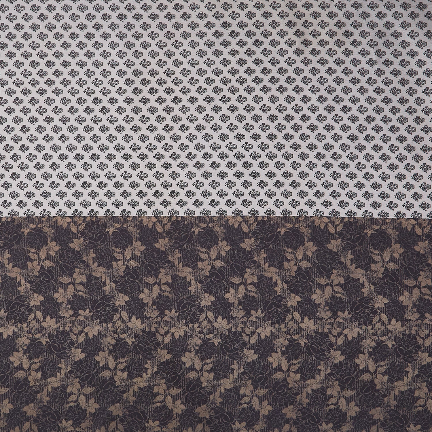 Celebrating 50 Years of Moda - Four In One Blender Print Grey Yardage