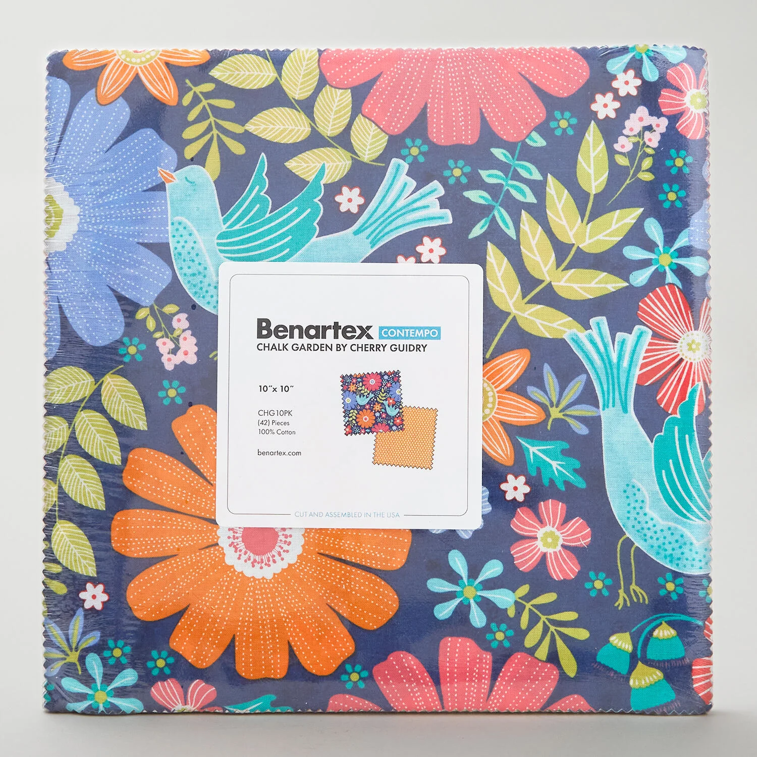 Chalk Garden Favorites 10" Squares - Image 2