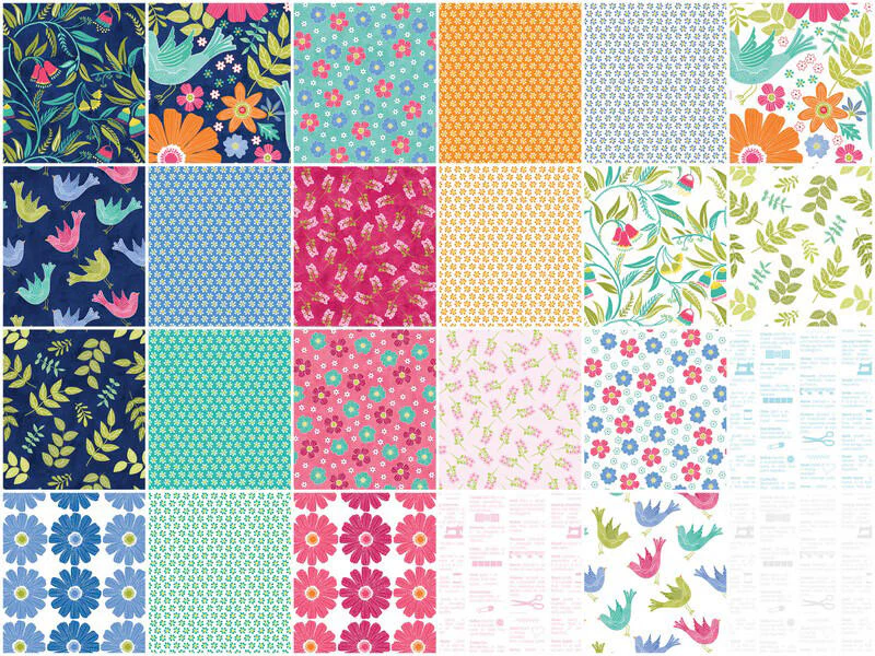 Chalk Garden Favorites 10" Squares - Image 3