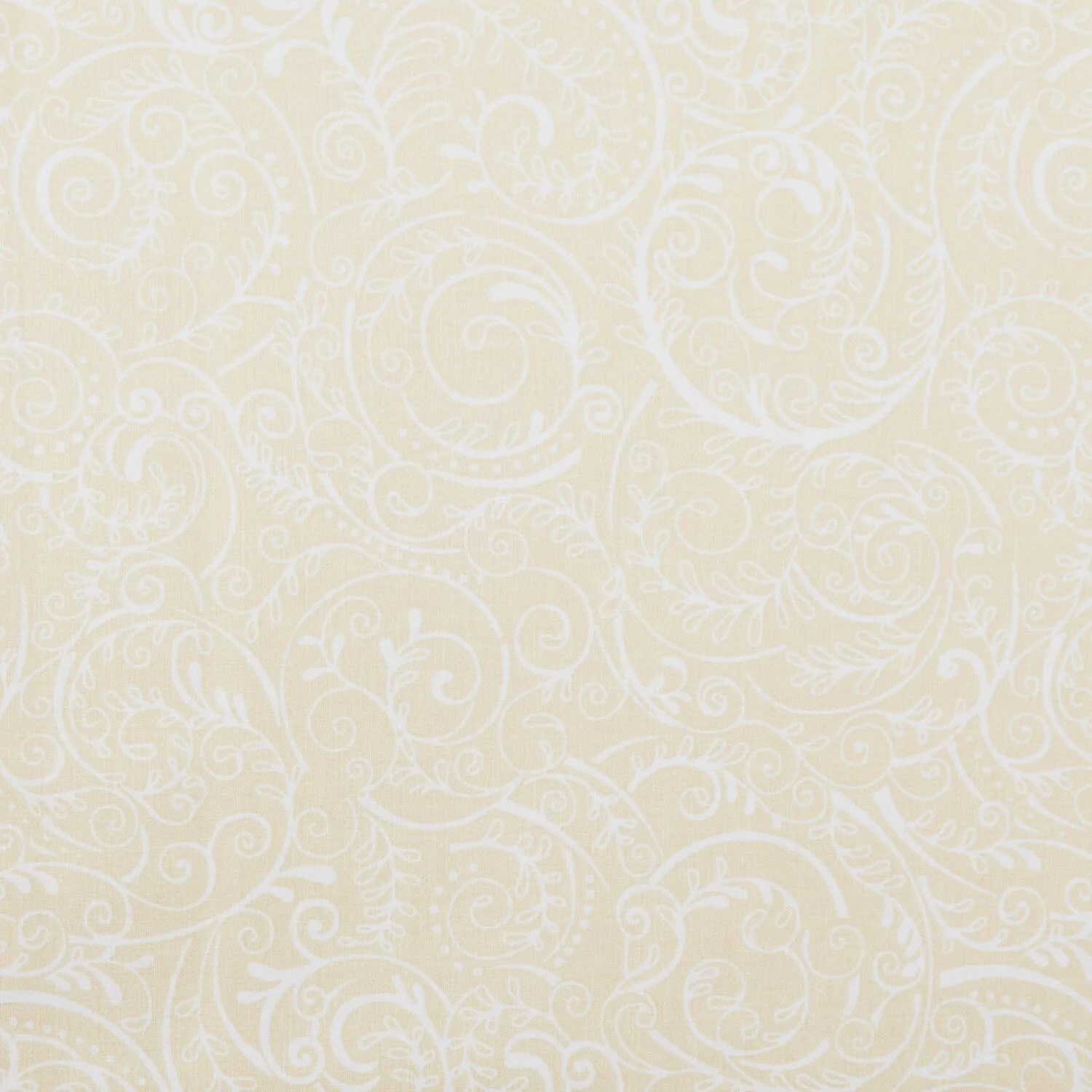 Charleston 108" - Swirling Vines Cream 3 Yard Cut - Image 2