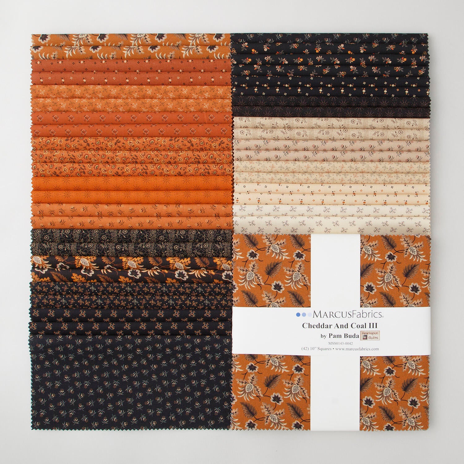Cheddar & Coal III 10" Squares