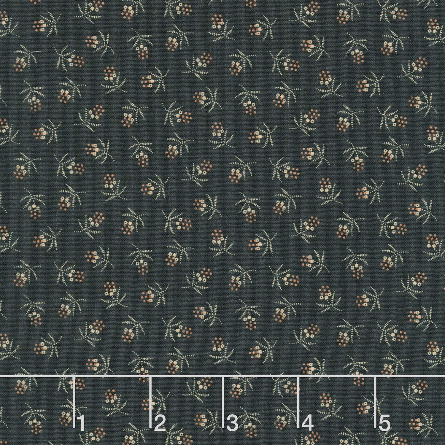 Cheddar & Coal III - Berries Black Yardage