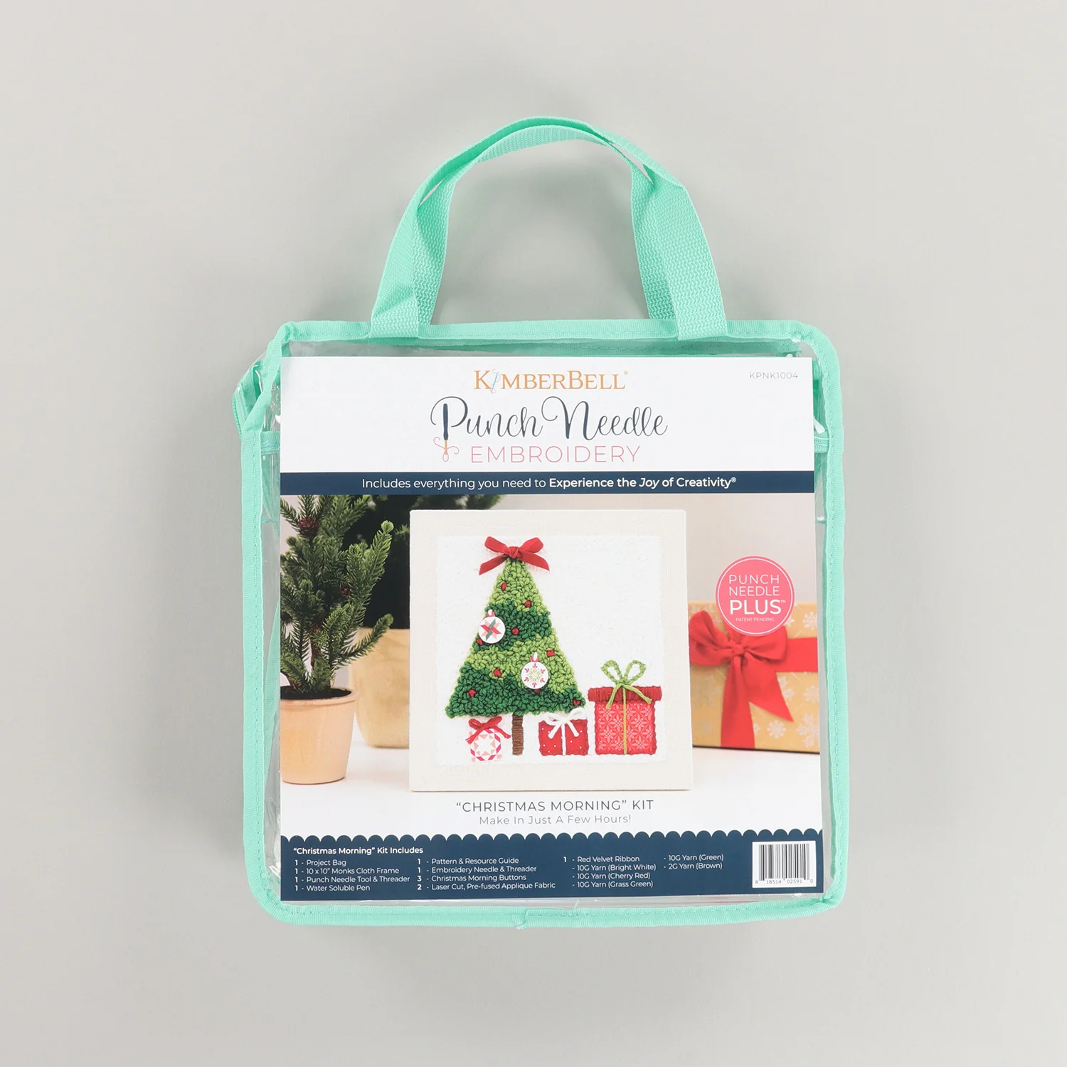 Christmas Morning Punch Needle Embroidery Frame Kit - Image 5