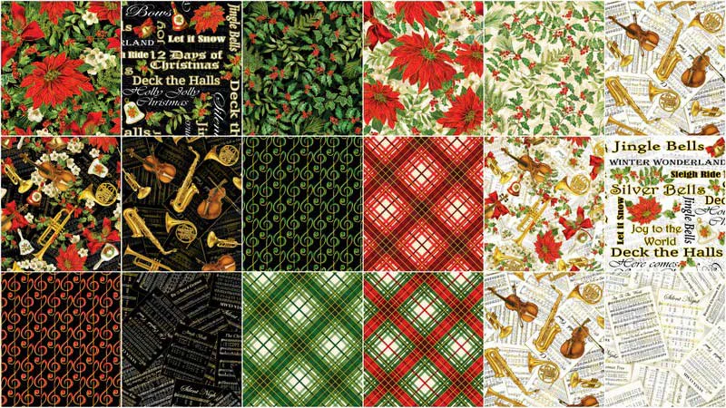 Christmas Musical Fat Quarter Bundle - Image 2