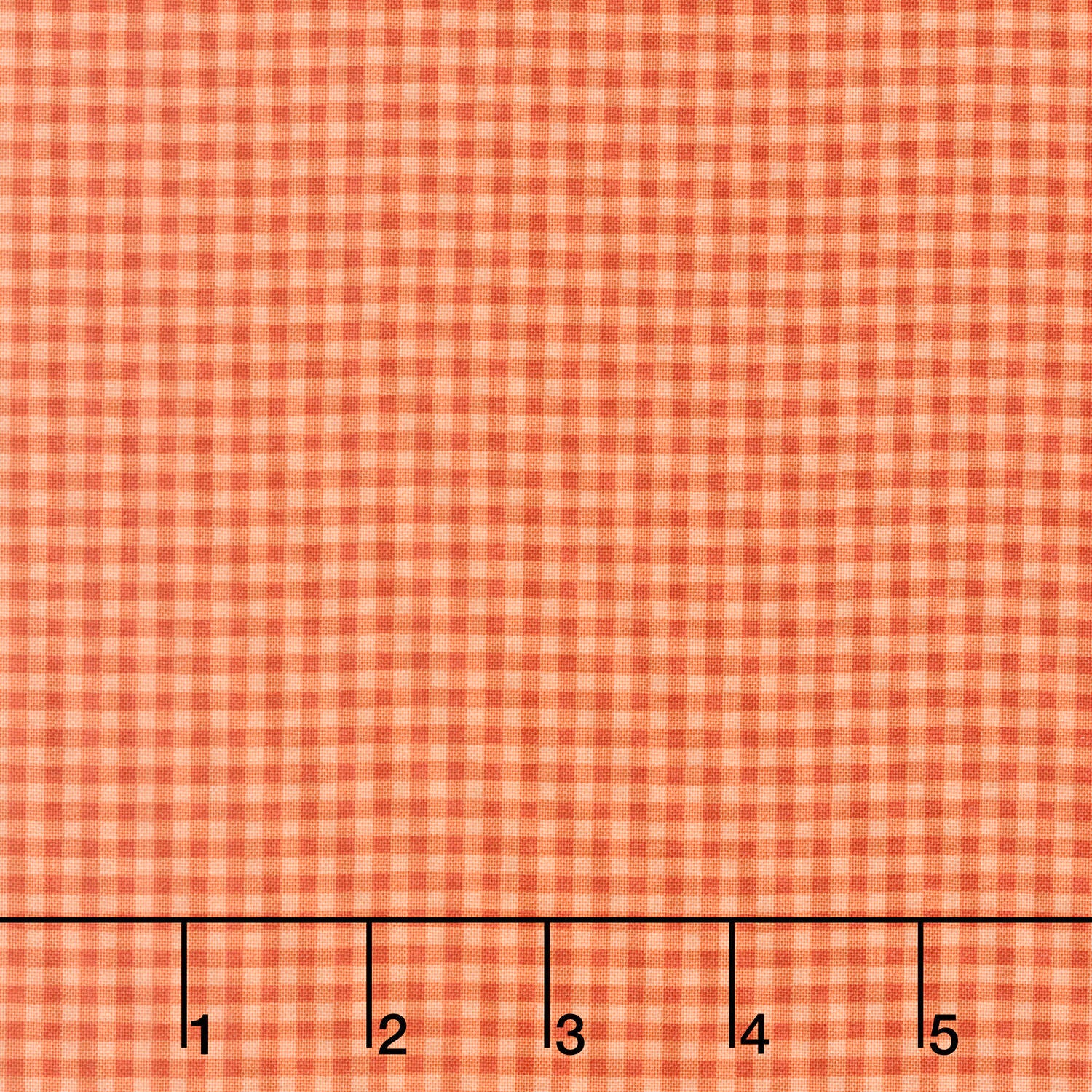 Cider Mill - Harvest Gingham Orange Yardage