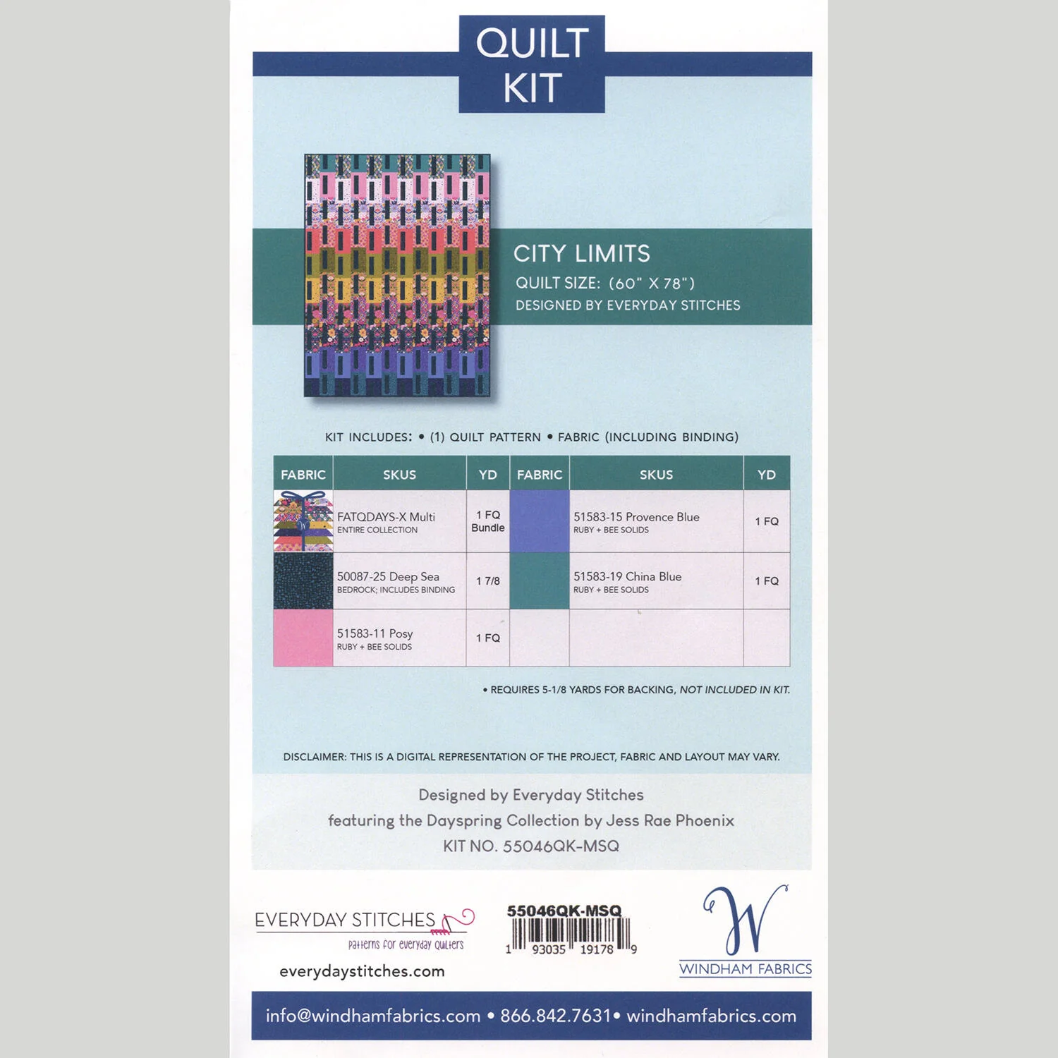 City Limits Quilt Kit - Image 4