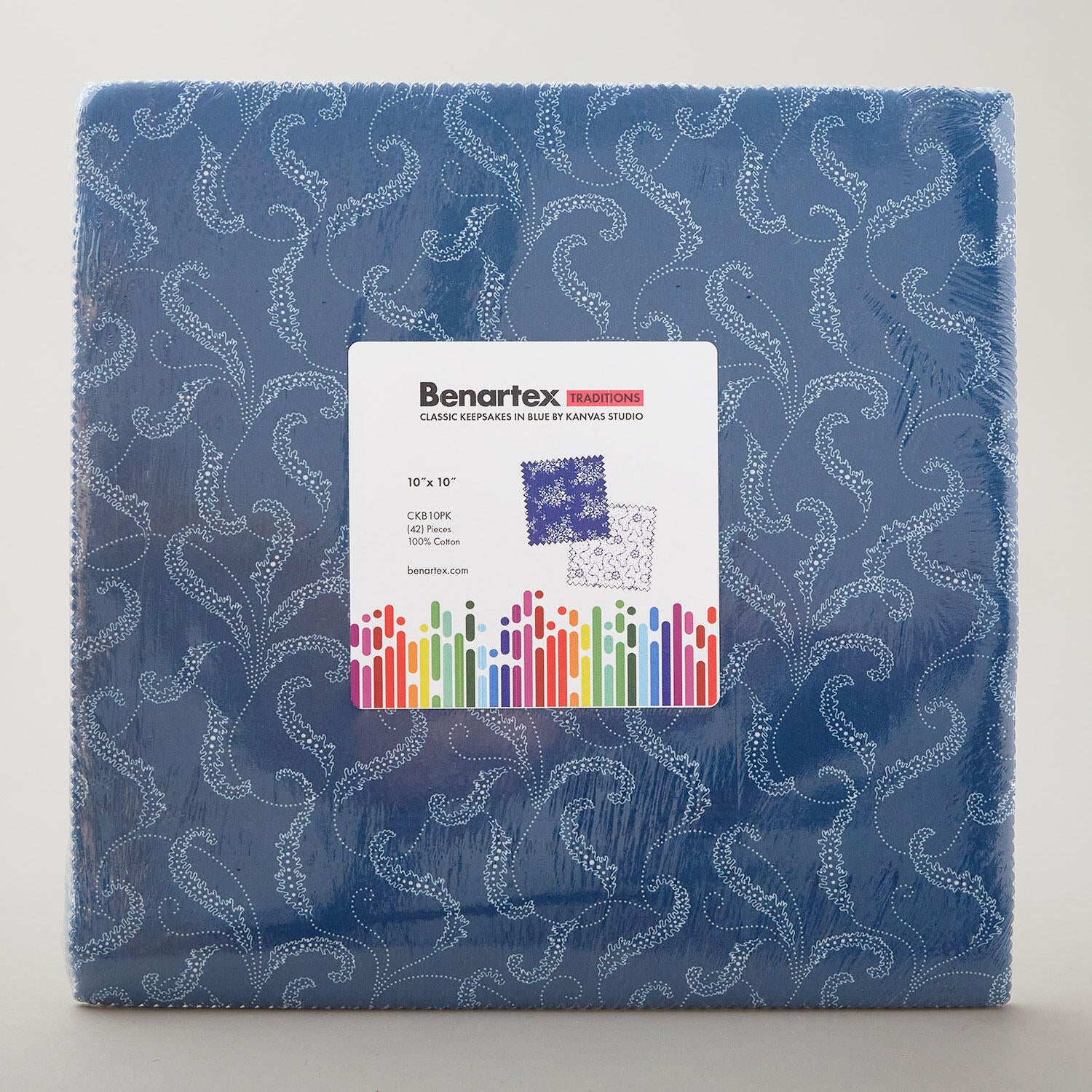 Classic Keepsakes Blue 10" Squares - Image 2