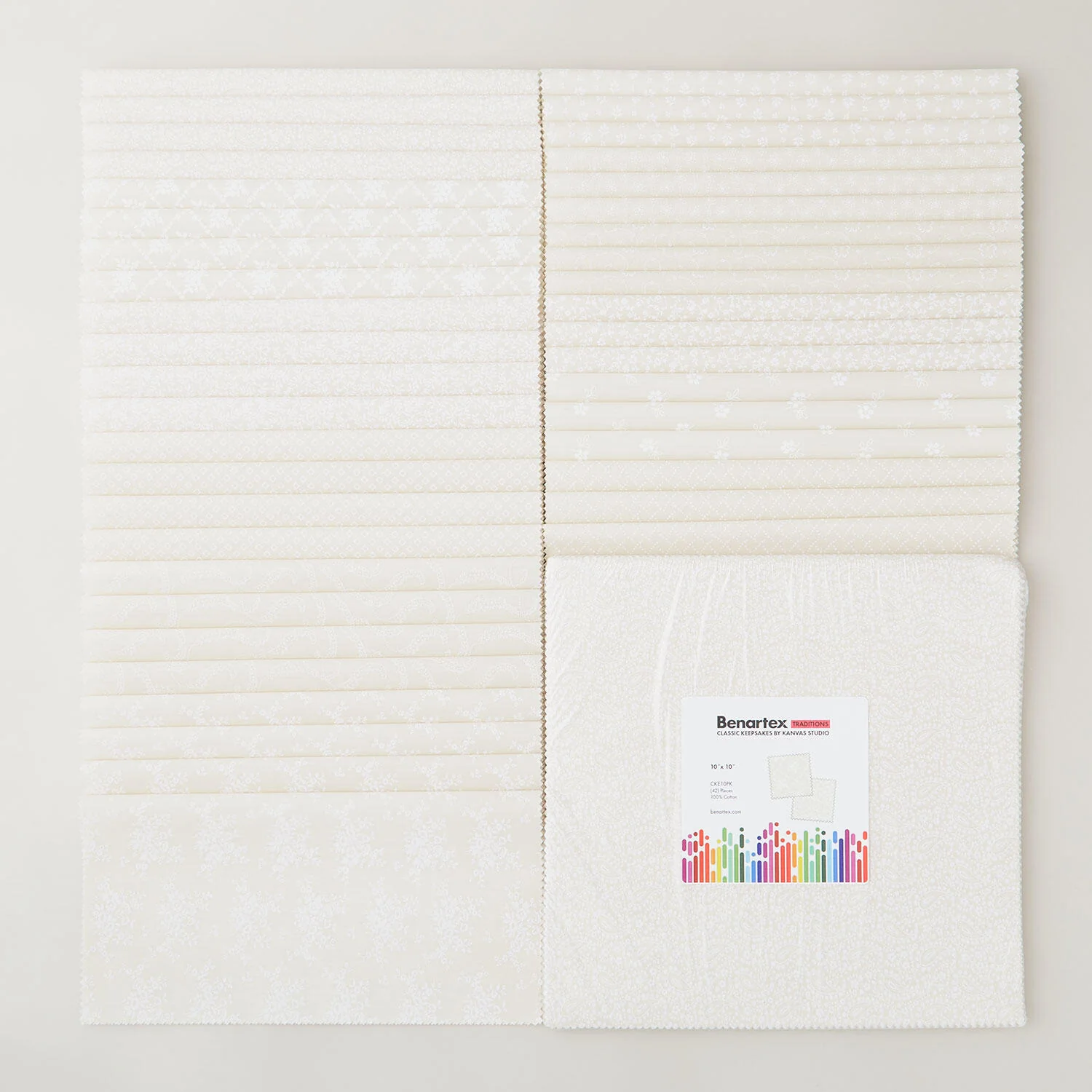 Classic Keepsakes Ecru 10" Squares