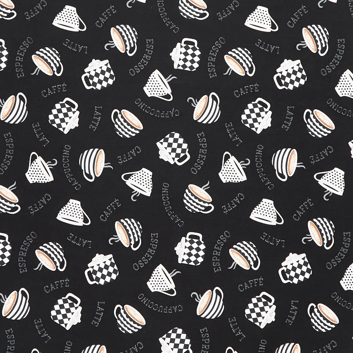 Coffee Life - Cup Toss Black Yardage