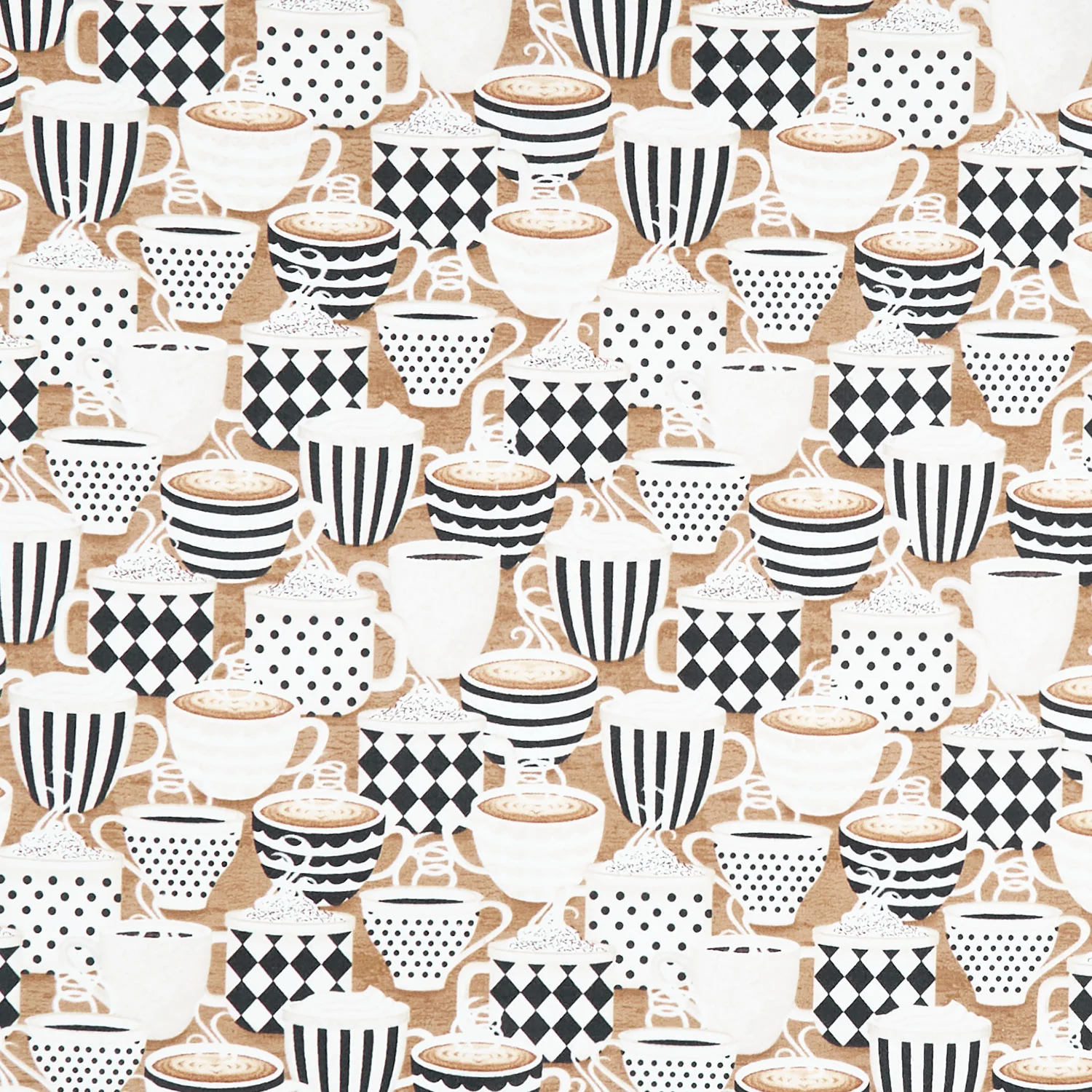 Coffee Life - Packed Cups Latte Yardage