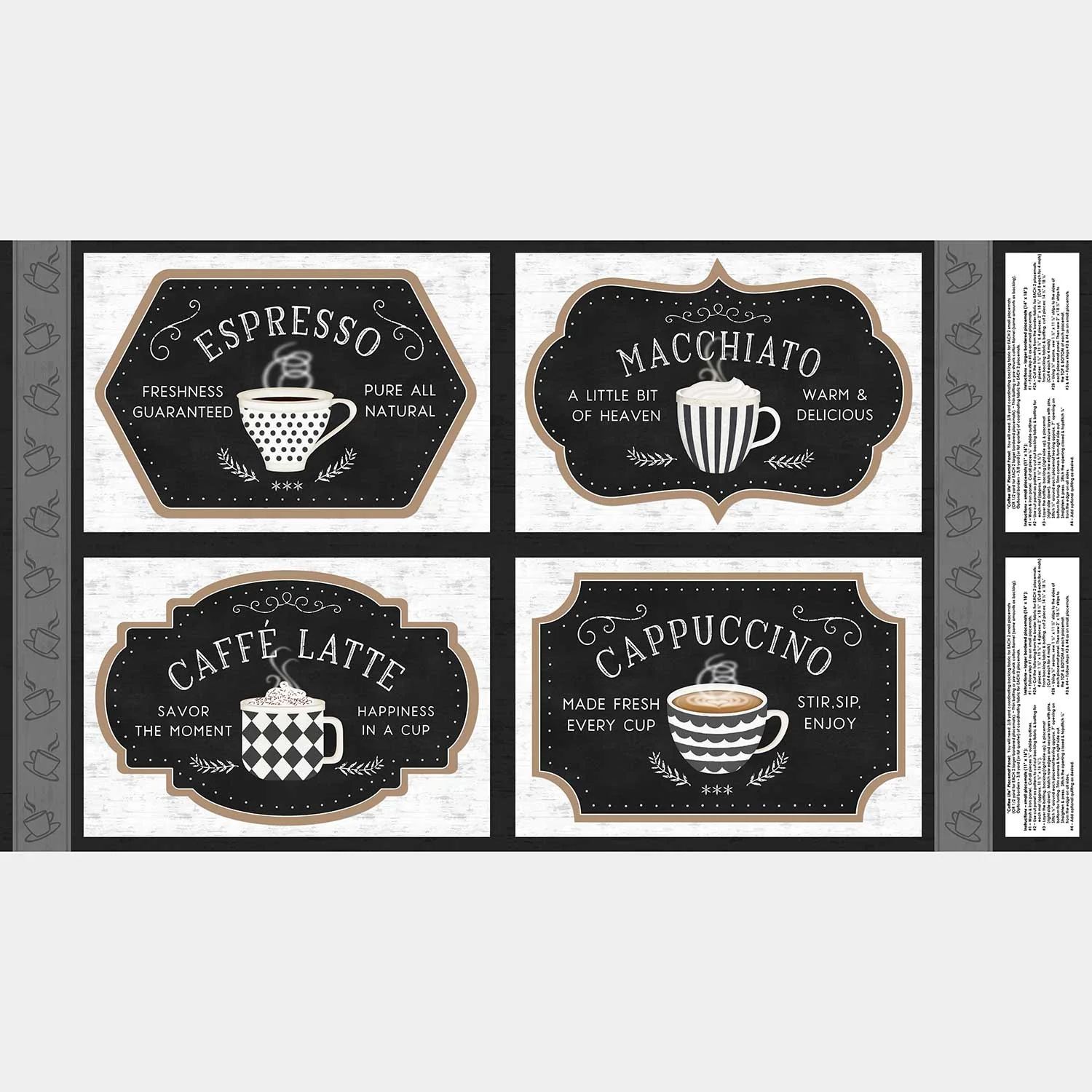 Coffee Life - Placemat Multi Panel