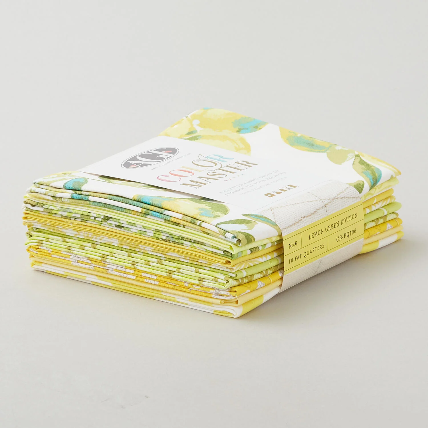 Color Master No. 6 Lemon Green Edition Favorites - Fat Quarter Bundle 10 Pc - Image 2
