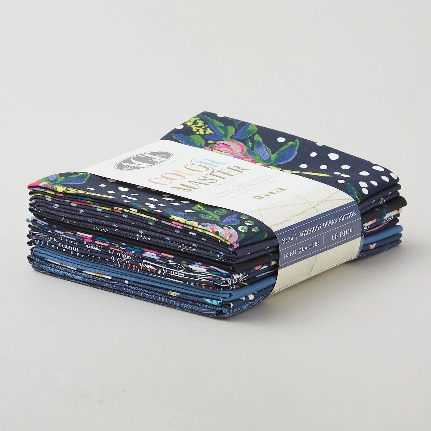Color Master No. 10 Midnight Ocean Edition Favorites - Fat Quarter Bundle 10 Pc - Image 2