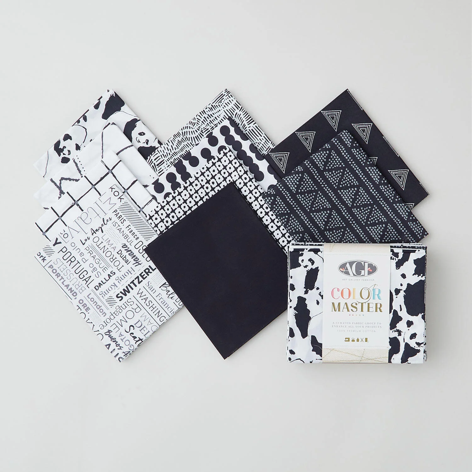 Color Master No. 13 Light & Shadow Edition Favorites - Fat Quarter Bundle 10 Pc