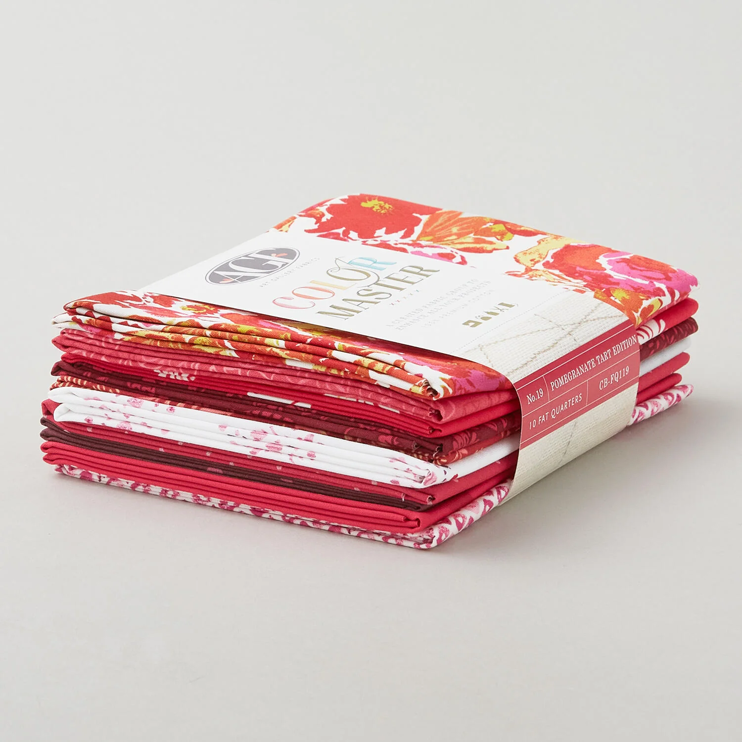 Color Master No. 19 Pomegranate Tart Edition Favorites - Fat Quarter Bundle 10 Pc - Image 2