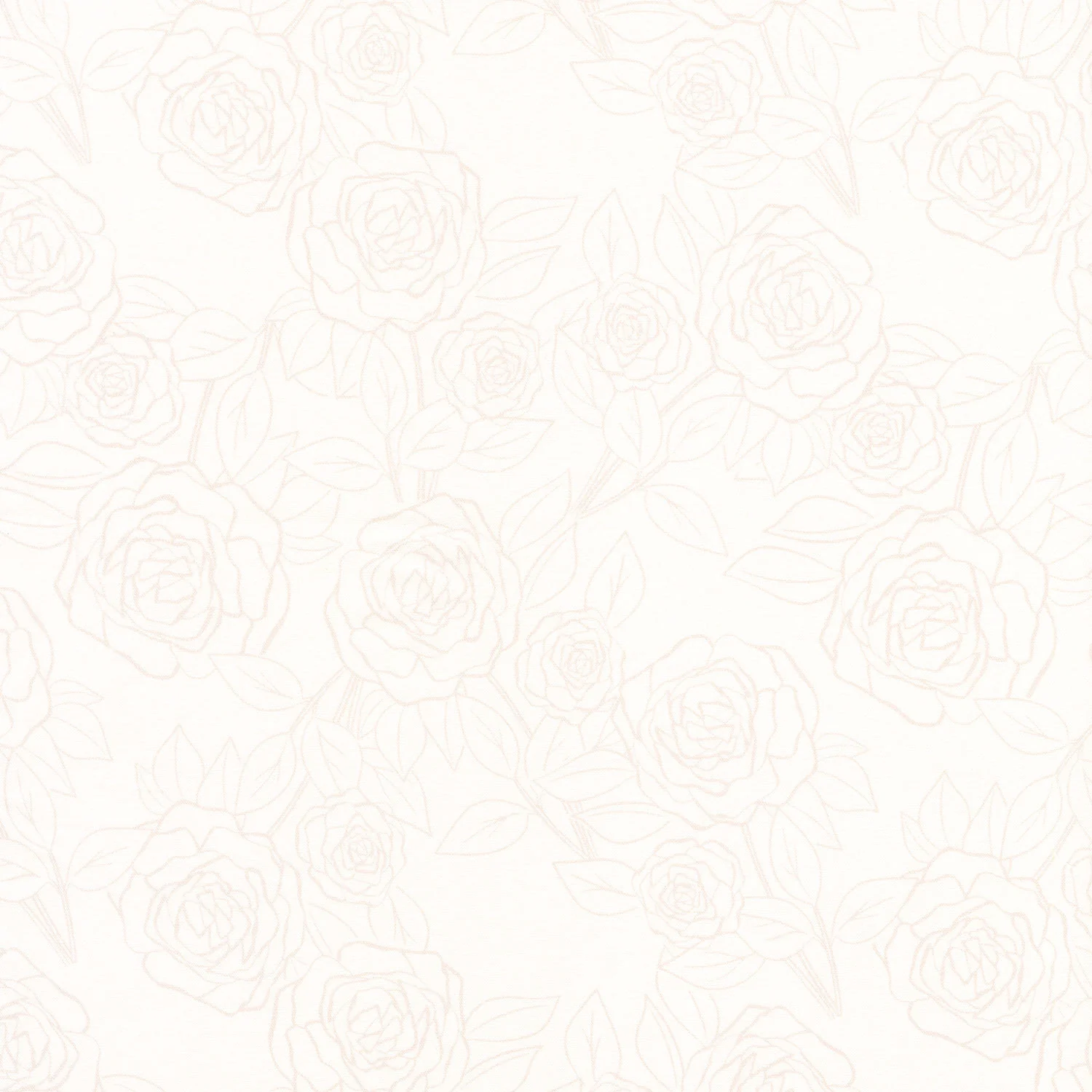 Color Me Pretty - Rose Bloom Cream 108" Wide Backing