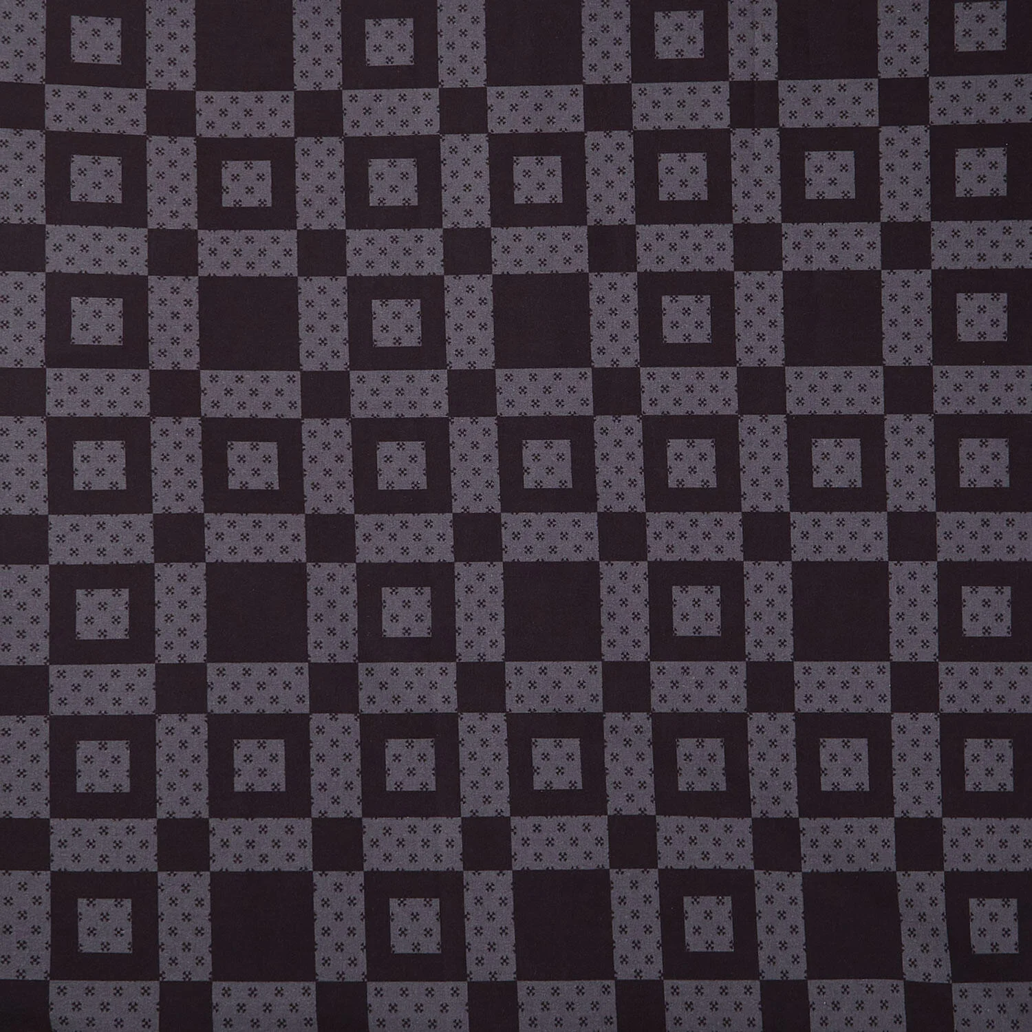 Colorblock Party Cheater Prints - Checkers Black Dark Grey108" Wide Backing