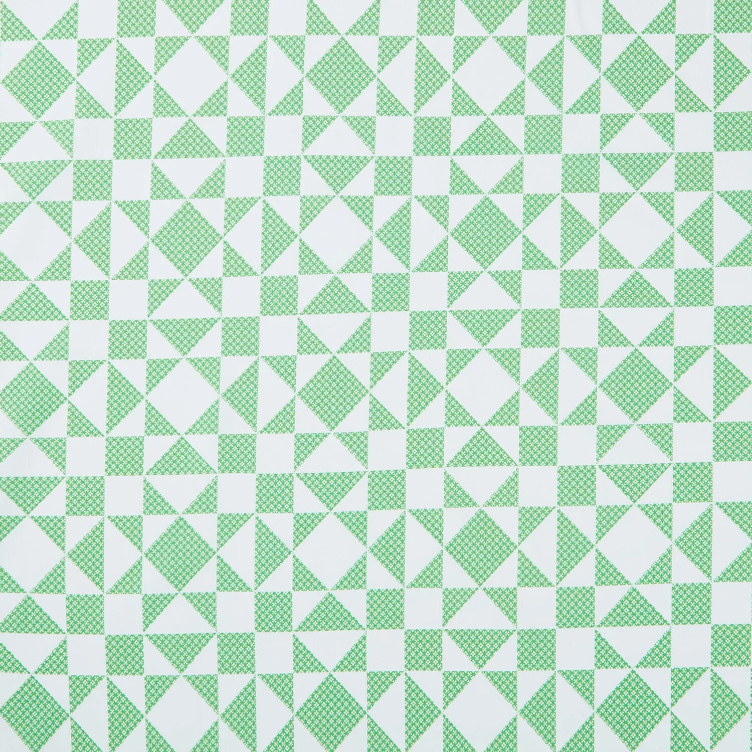 Colorblock Party Cheater Prints - Twinkle Green White 108" Wide Backing