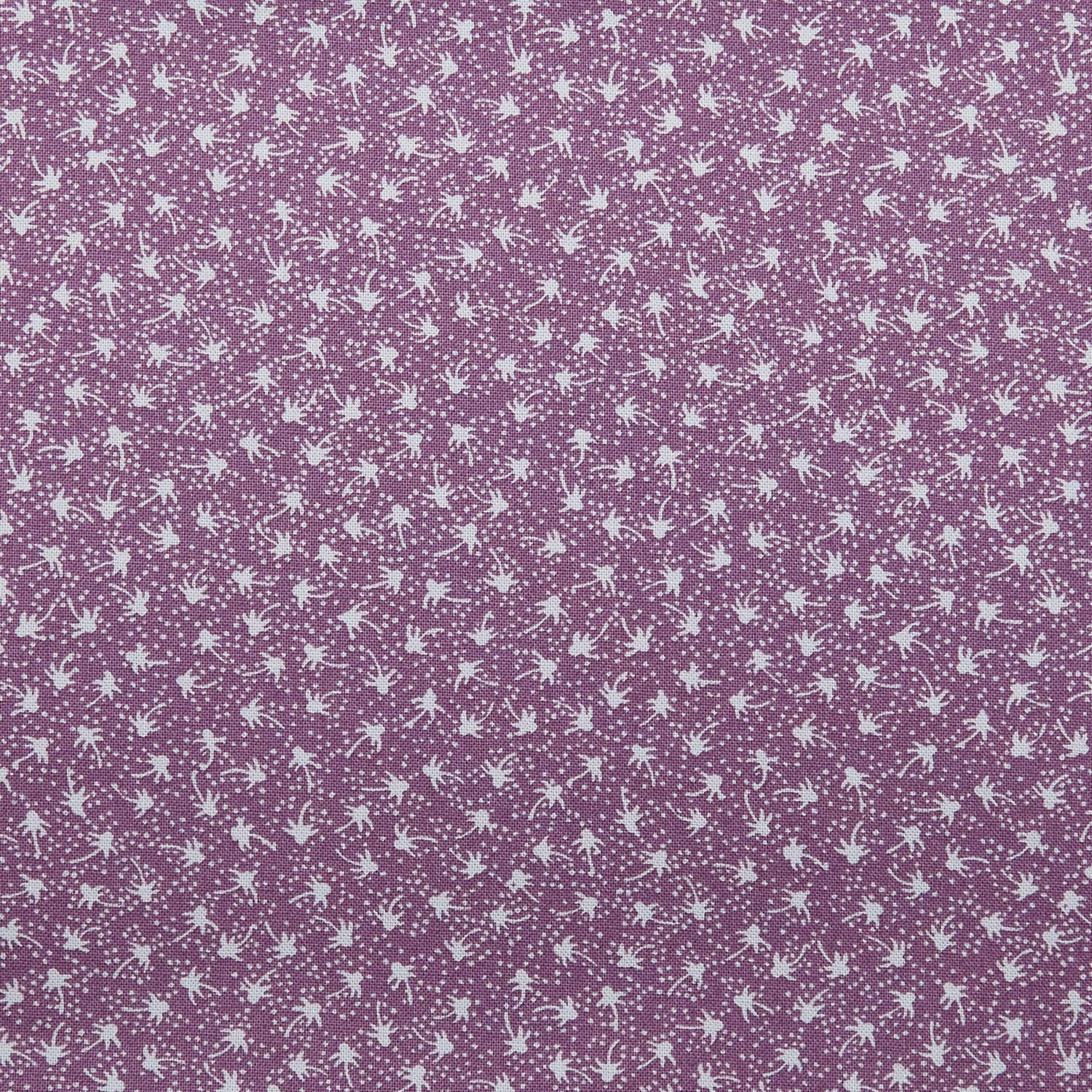 Colour Rhythm - Dots and Flowers Light Purple 2 Yard Cut - Image 2