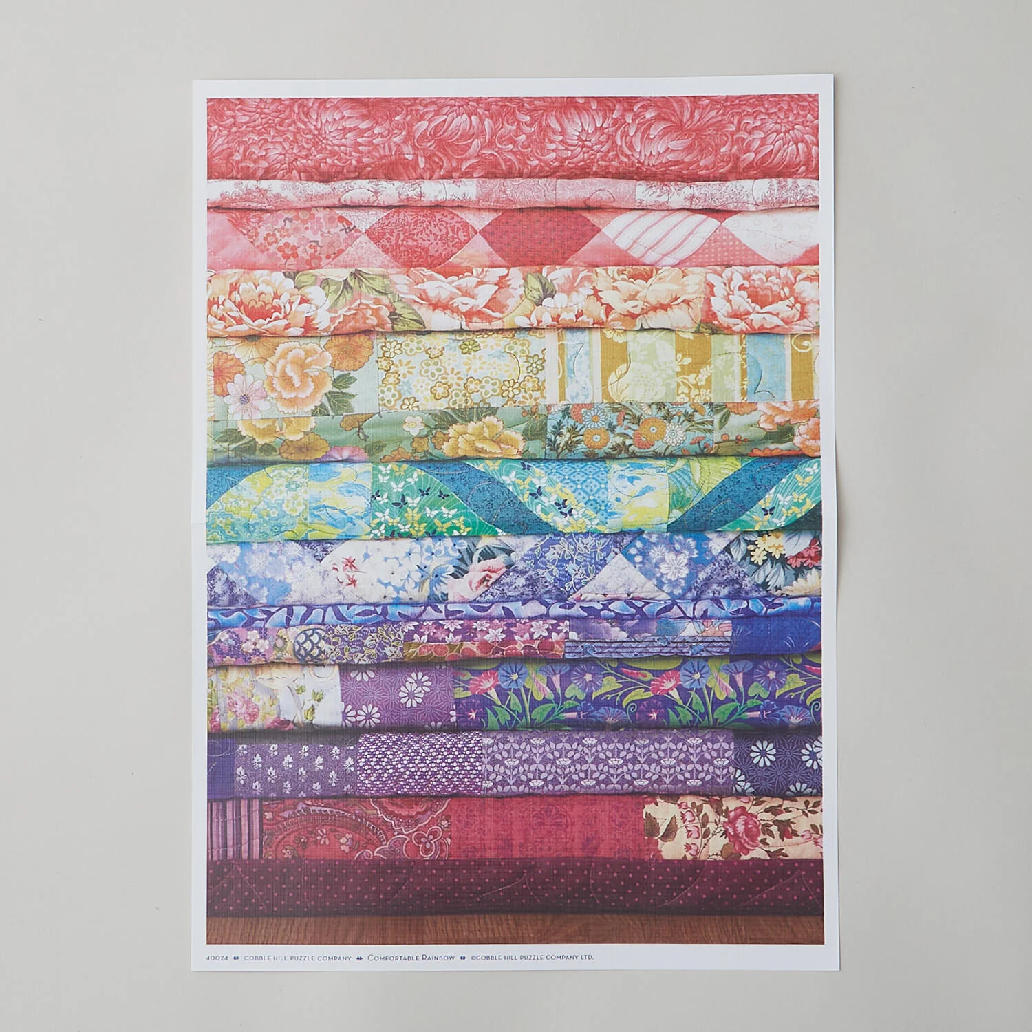 Comfortable Rainbow Quilt Puzzle - Image 3
