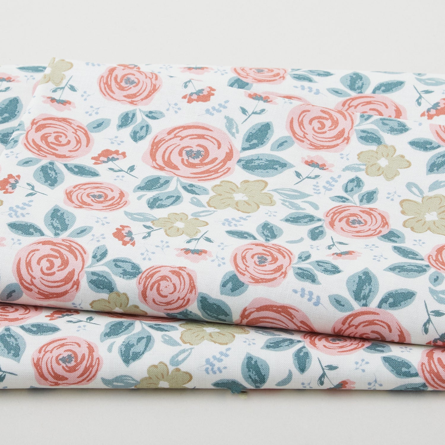Cottage Farmhouse Fusion - Medium Floral Multi 2 Yard Cut